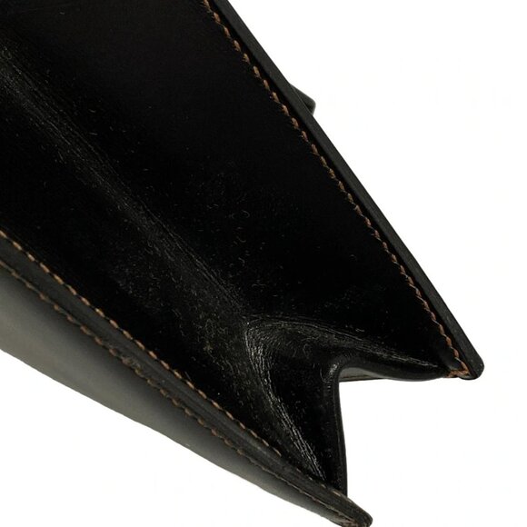 HERMES Fako Black Box Calf Circle I Clutch Bag 498-082625 - Picture 11 of 16